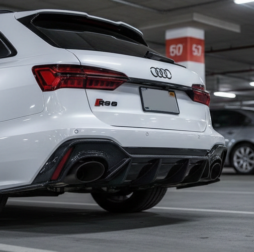 RS6 Avant Carbon Rear Diffuser 312