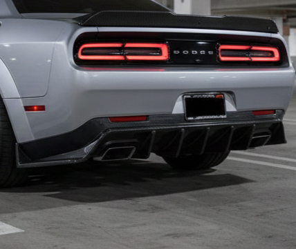 Challeneger Carbon Rear Diffuser 215