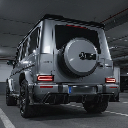 Mercedes Benz G63 Carbon Fiber Diffuser 113