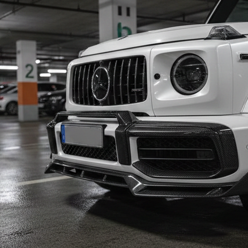 Mercedes Benz G63 Carbon Fiber Front Lip 115