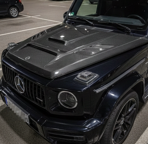 Mercedes Benz G-Class Carbon Fiber Hood Cover 118