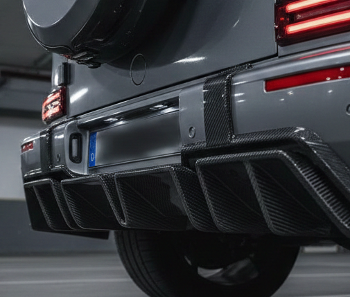 Mercedes Benz G63 Carbon Fiber Diffuser 113