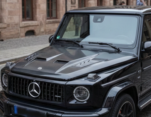 Mercedes Benz G-Class Carbon Fiber Hood Cover 120