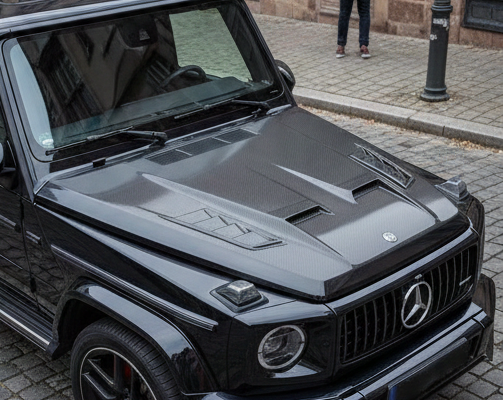 Mercedes Benz G-Class Carbon Fiber Hood Cover 120