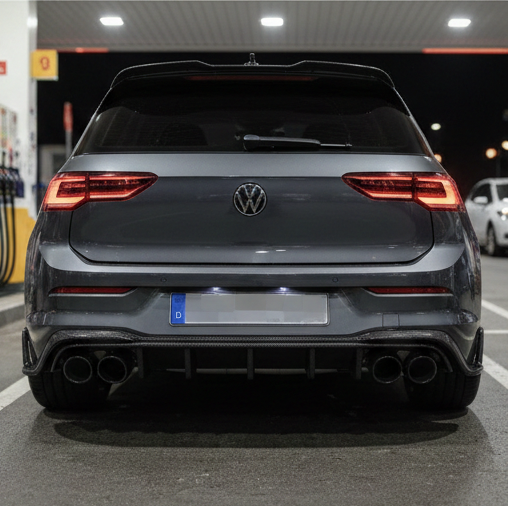 Volkswagen Golf GTI MK8 Carbon Fiber Sport Diffuser 103