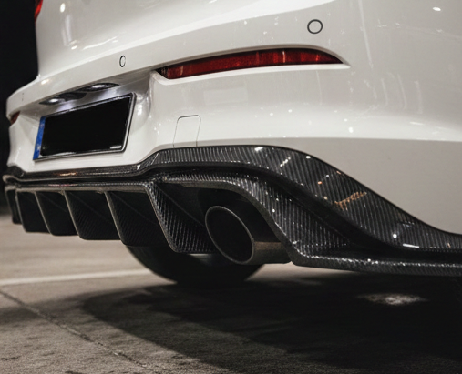 Volkswagen Golf GTI MK8 Carbon Fiber Sport Diffuser 104