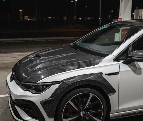 Volkswagen Golf Carbon Fiber Hood Cover 110