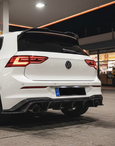 Volkswagen Golf GTI MK8 Carbon Fiber Sport Diffuser 104