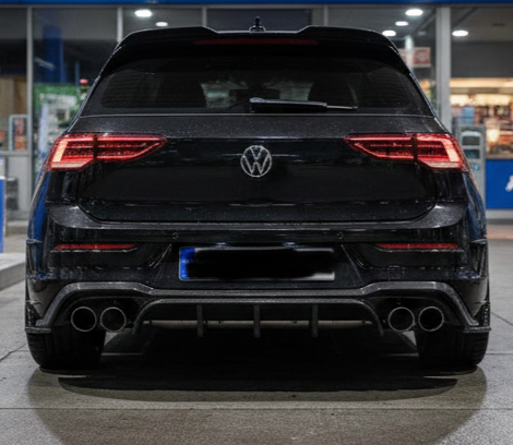 Volkswagen Golf GTI MK8 Carbon Fiber Sport Diffuser 105