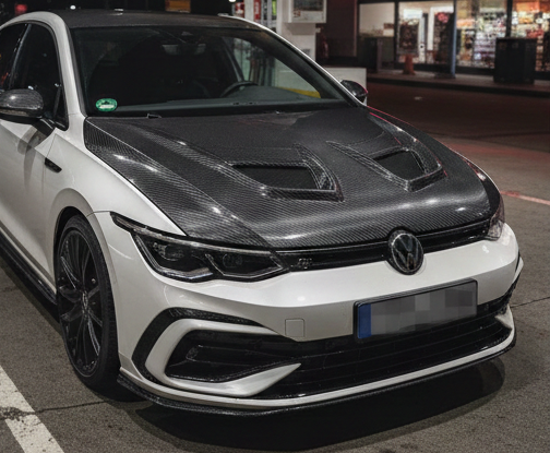 Volkswagen Golf Carbon Fiber Hood Cover 111