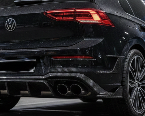 Volkswagen Golf GTI MK8 Carbon Fiber Sport Diffuser 105