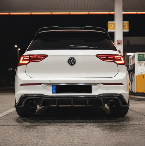 Volkswagen Golf GTI MK8 Carbon Fiber Sport Diffuser 104